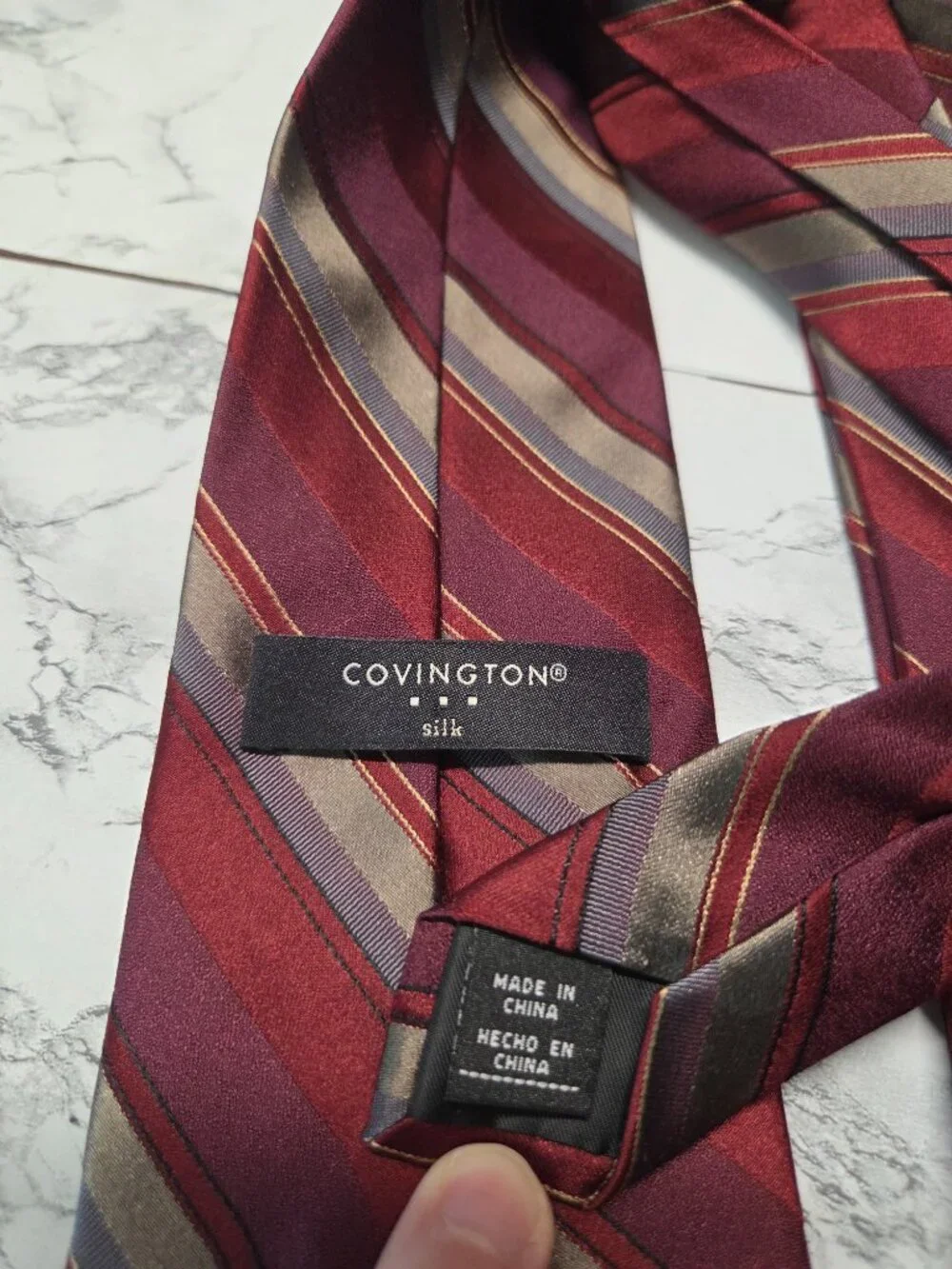 Assorted Brands Tie Bundle of 4 100% Silk Business Formal Office Career Stripes